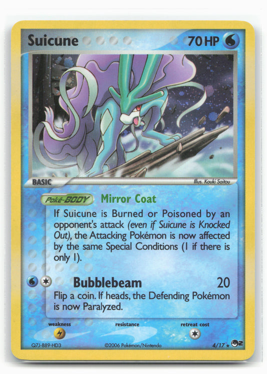 POP Series 2 #004/017 Suicune Holo - 16371