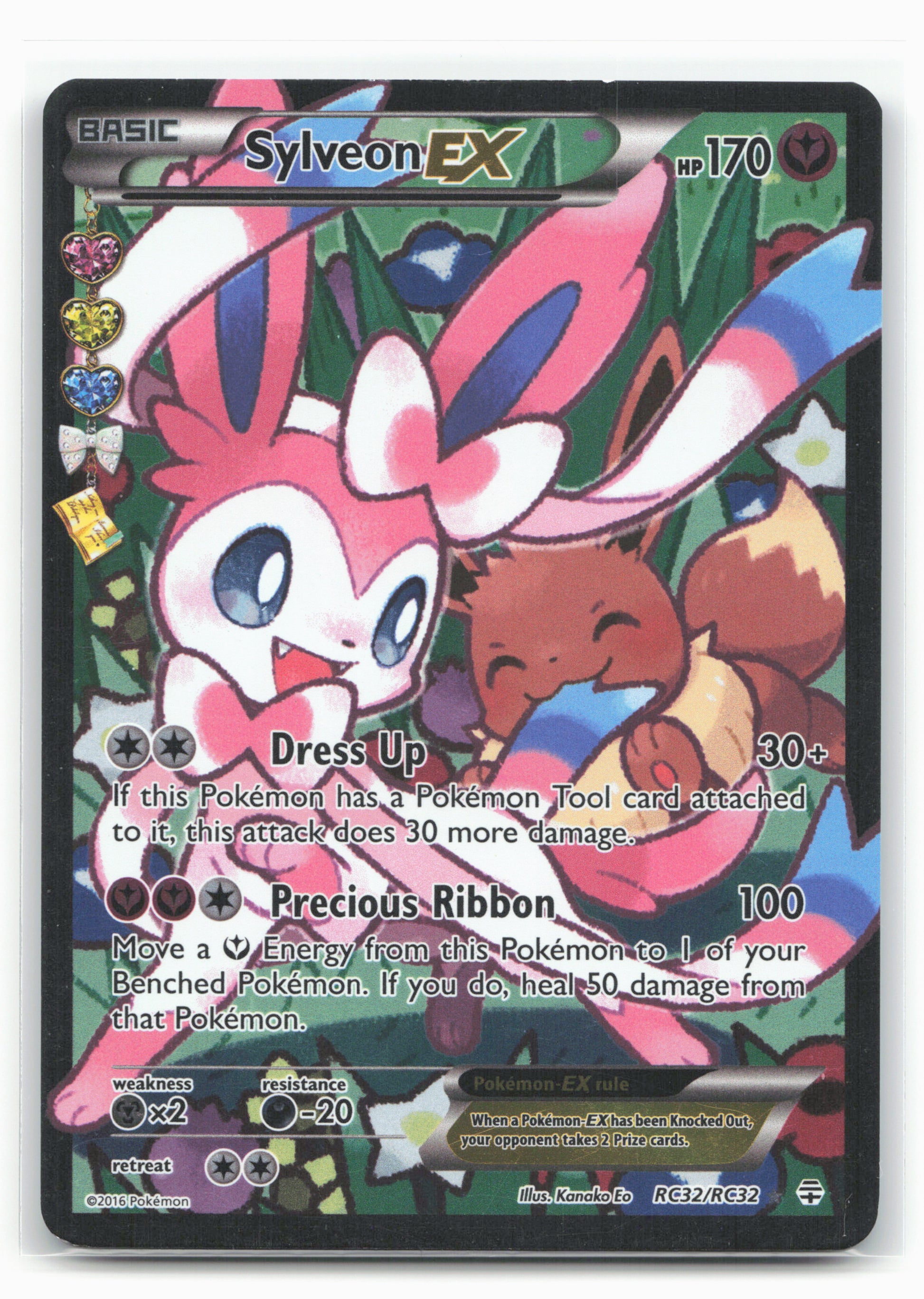 Generations: Radiant Collection #RC32/RC32 Sylveon EX (Full Art) Holo - 16380