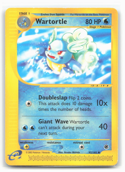 Expedition #092/165 Wartortle Non-Holo - 16382