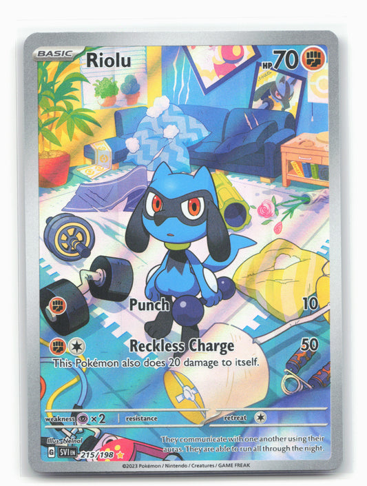 SV01: Scarlet & Violet Base Set #215/198 Riolu Holo - 16386