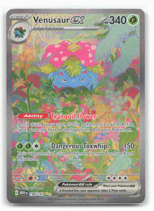 SV: Scarlet & Violet 151 #198/165 Venusaur ex Holo - 16389