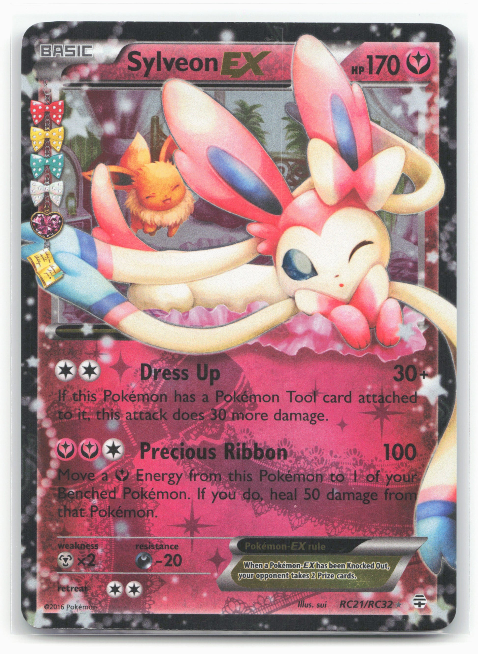 Generations: Radiant Collection #RC21/RC32 Sylveon EX Holo - 16392