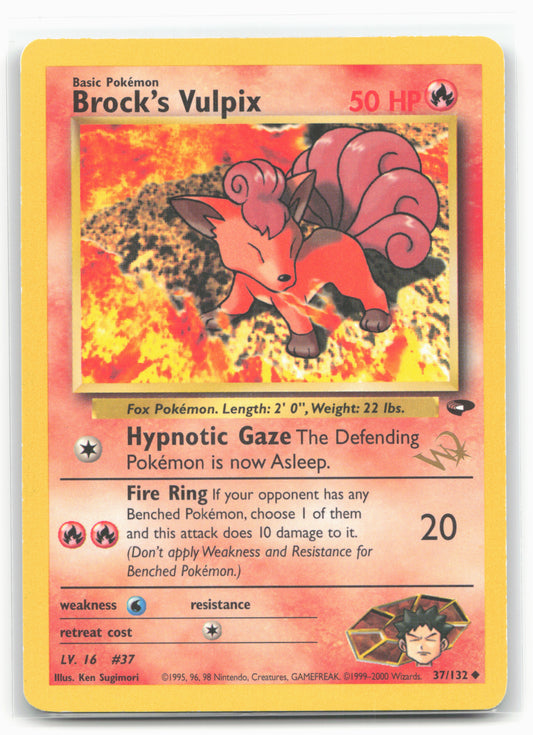 WoTC Promo #037/132 Brock's Vulpix [W Stamped] Non-Holo - 16404