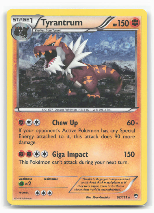 Miscellaneous Cards & Products #062/111 Tyrantrum Holo - 16408