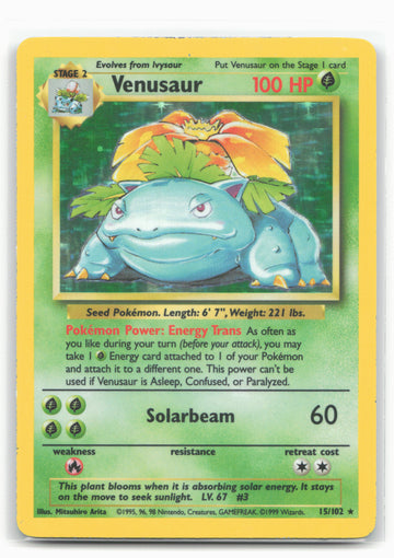 Base Set #015/102 Venusaur Holo - 16415