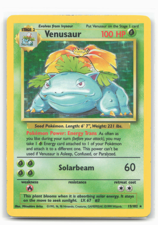 Base Set #015/102 Venusaur Holo - 16415