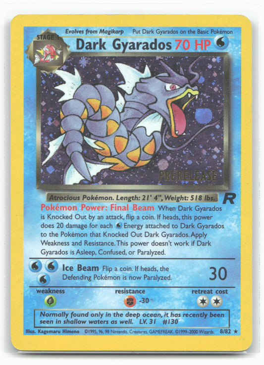 WoTC Promo #08/82 Dark Gyarados (Prerelease) Holo - 16418