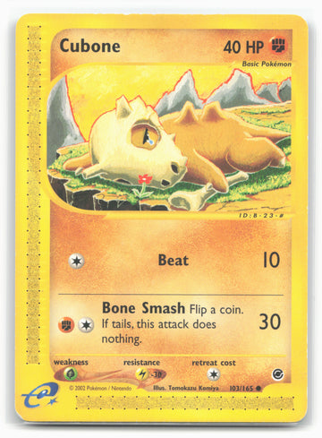 Expedition #103/165 Cubone Non-Holo -16427