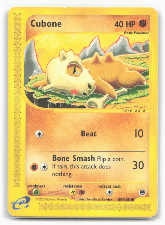 Expedition #103/165 Cubone Non-Holo -16427