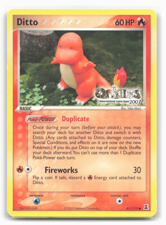 Nintendo Promos #61/113 Ditto Non-Holo - Stamped - 16429