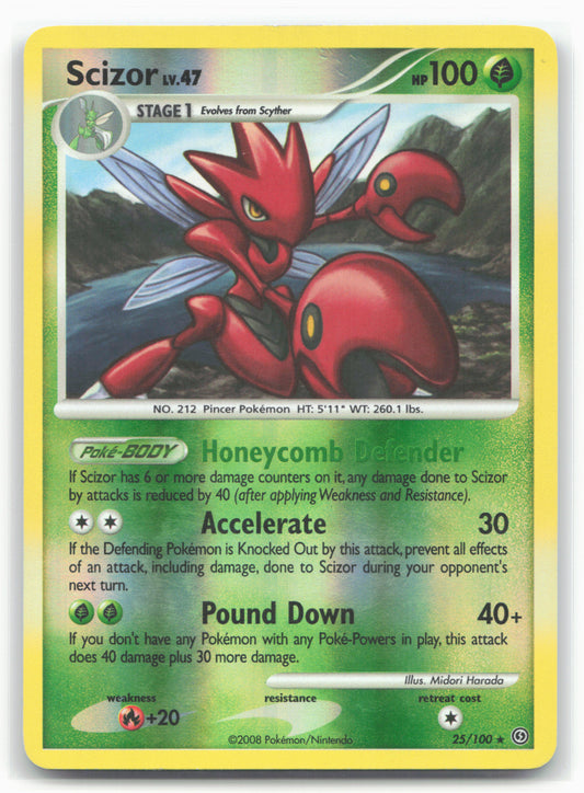 Stormfront #25/100 Scizor Reverse Holo - 16430