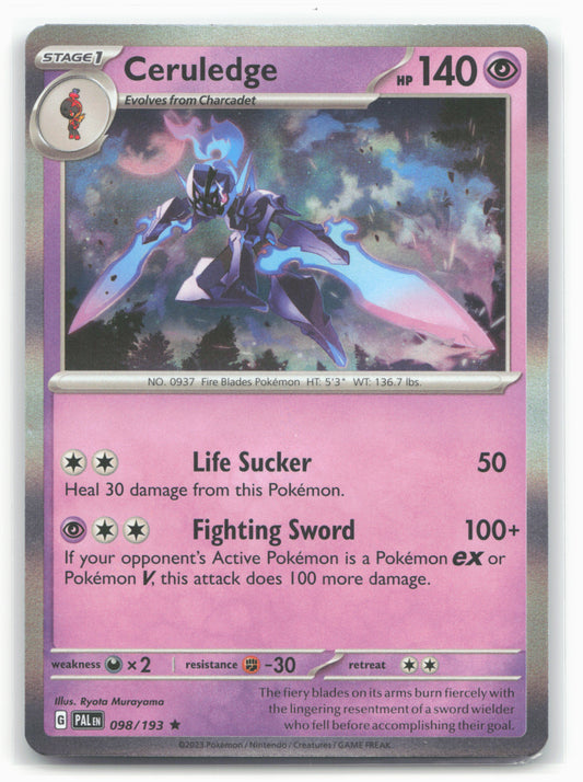 Miscellaneous Cards & Products #098/193 Ceruledge Holo - 16436
