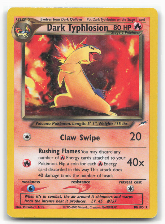 Neo Destiny #010/105 Dark Typhlosion Holo - 16438