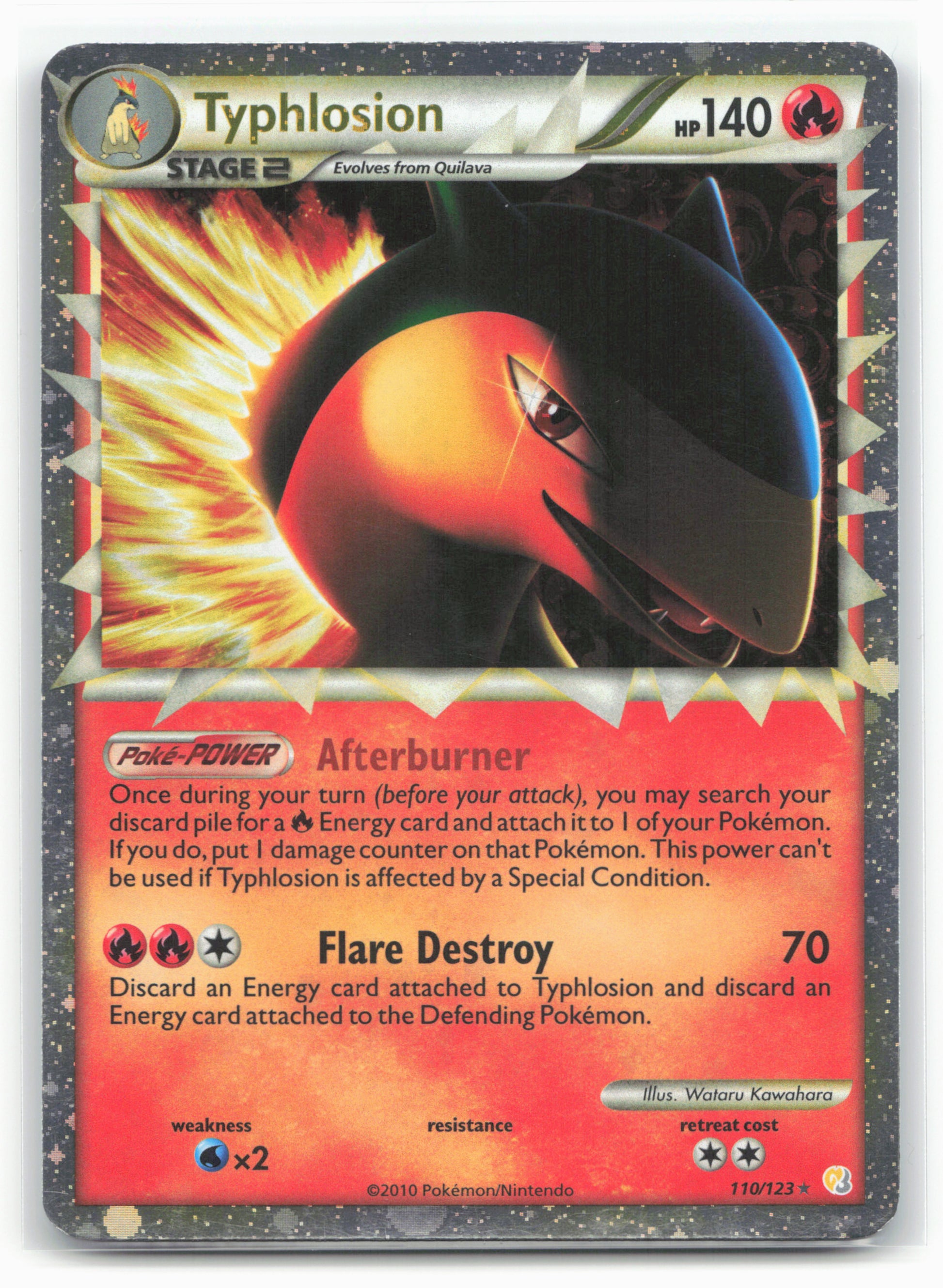 HeartGold SoulSilver #110/123 Typhlosion (Prime) Holo - 16443