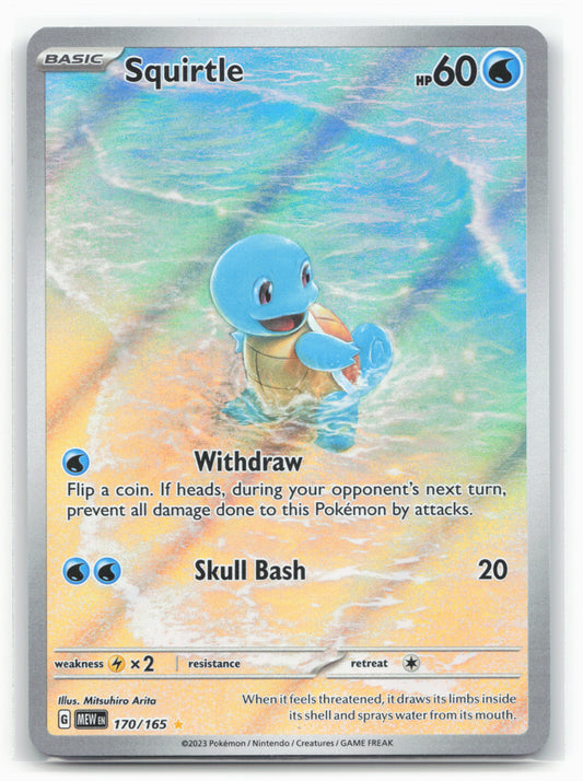 SV: Scarlet & Violet 151 #170/165 Squirtle Holo - 16445
