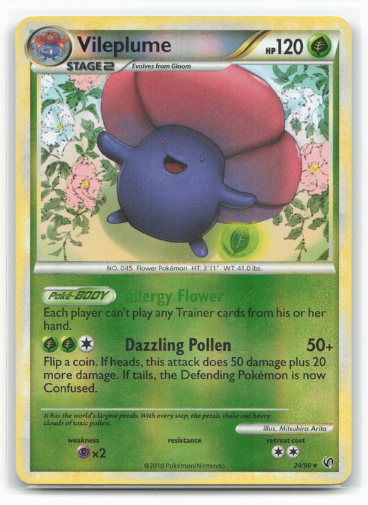 Undaunted #24/90 Vileplume Reverse Holo - 16447