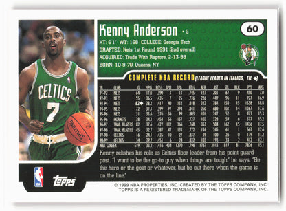 1999-00 Topps #60 Kenny Anderson