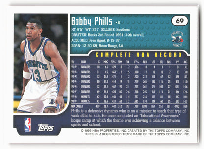 1999-00 Topps #69 Bobby Phills NM