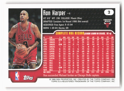 1999-00 Topps #2 Ron Harper NM