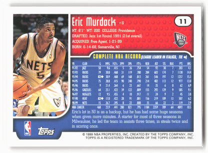 1999-00 Topps #11 Eric Murdock