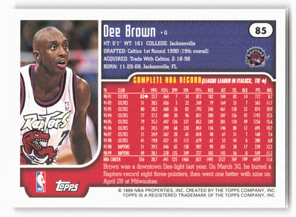 1999-00 Topps #85 Dee Brown