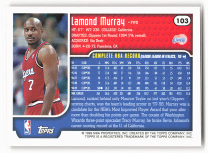 1999-00 Topps #103 Lamond Murray