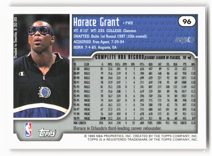 1999-00 Topps #96 Horace Grant NM