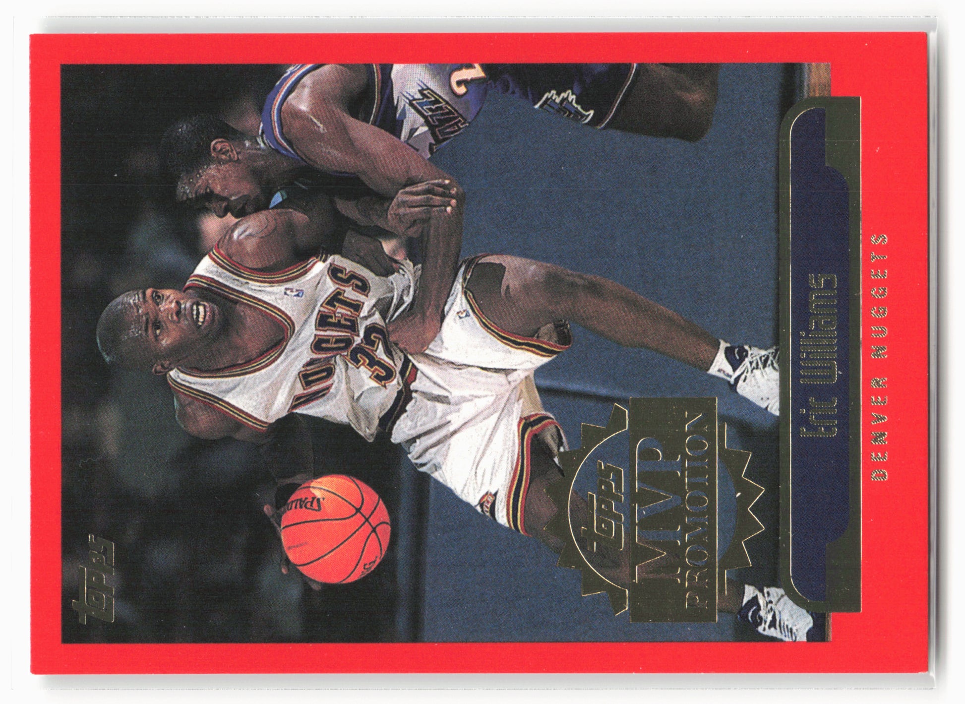 1999-00 Topps #16 Eric Williams MVP Promotion
