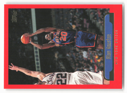 1999-00 Topps #37 Allan Houston NM1