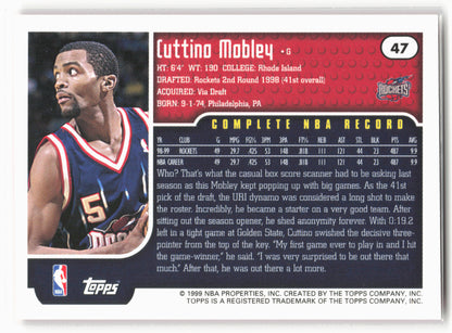1999-00 Topps #47 Cuttino Mobley