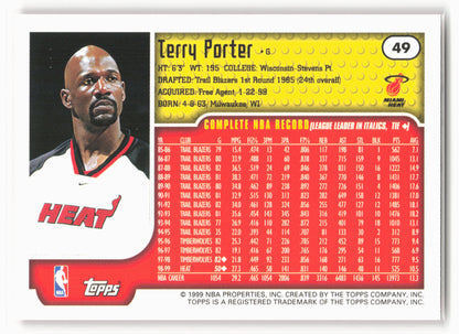 1999-00 Topps #49 Terry Porter