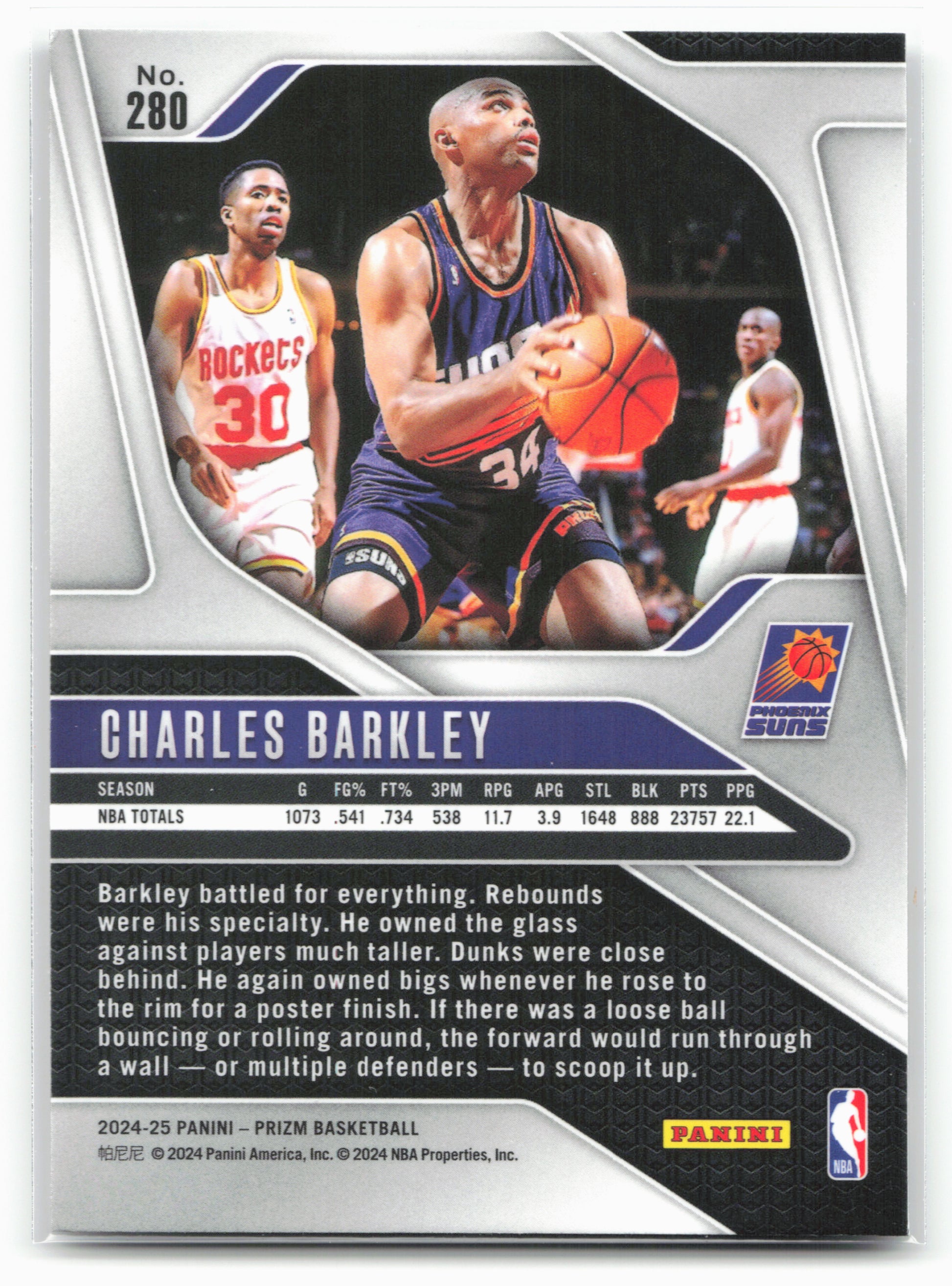 2024-25 Panini Prizm #280 Charles Barkley NM