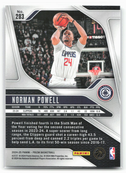 2024-25 Panini Prizm #203 Norman Powell NM