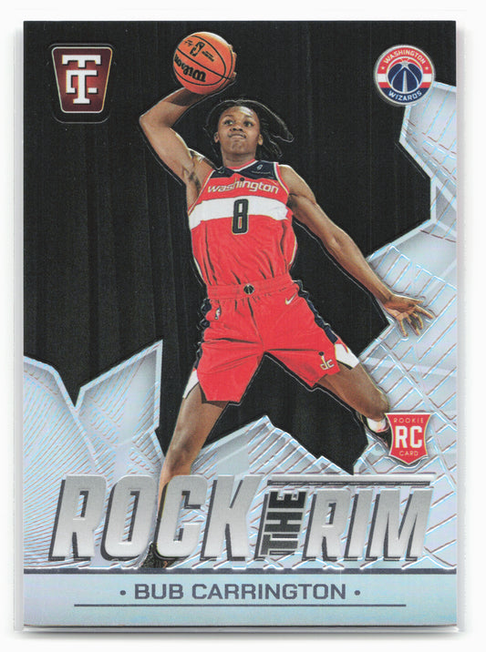 2024-25 Panini Totally Certified #23 Bub Carrington Rock the Rim