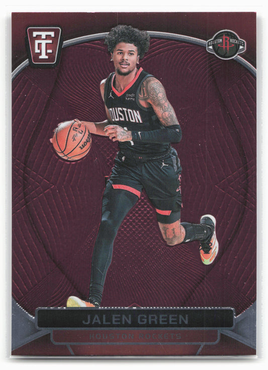 2024-25 Panini Totally Certified #18 Jalen Green Mirror Maroon