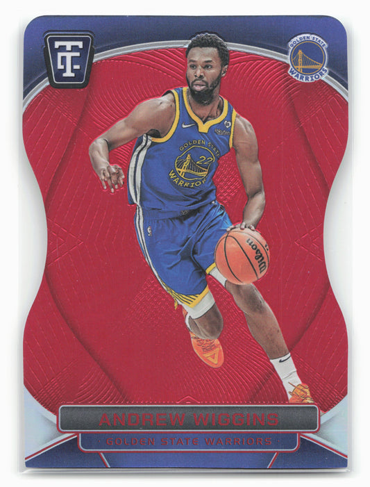 2024-25 Panini Totally Certified #131 Andrew Wiggins Red Platinum Die Cuts #/125