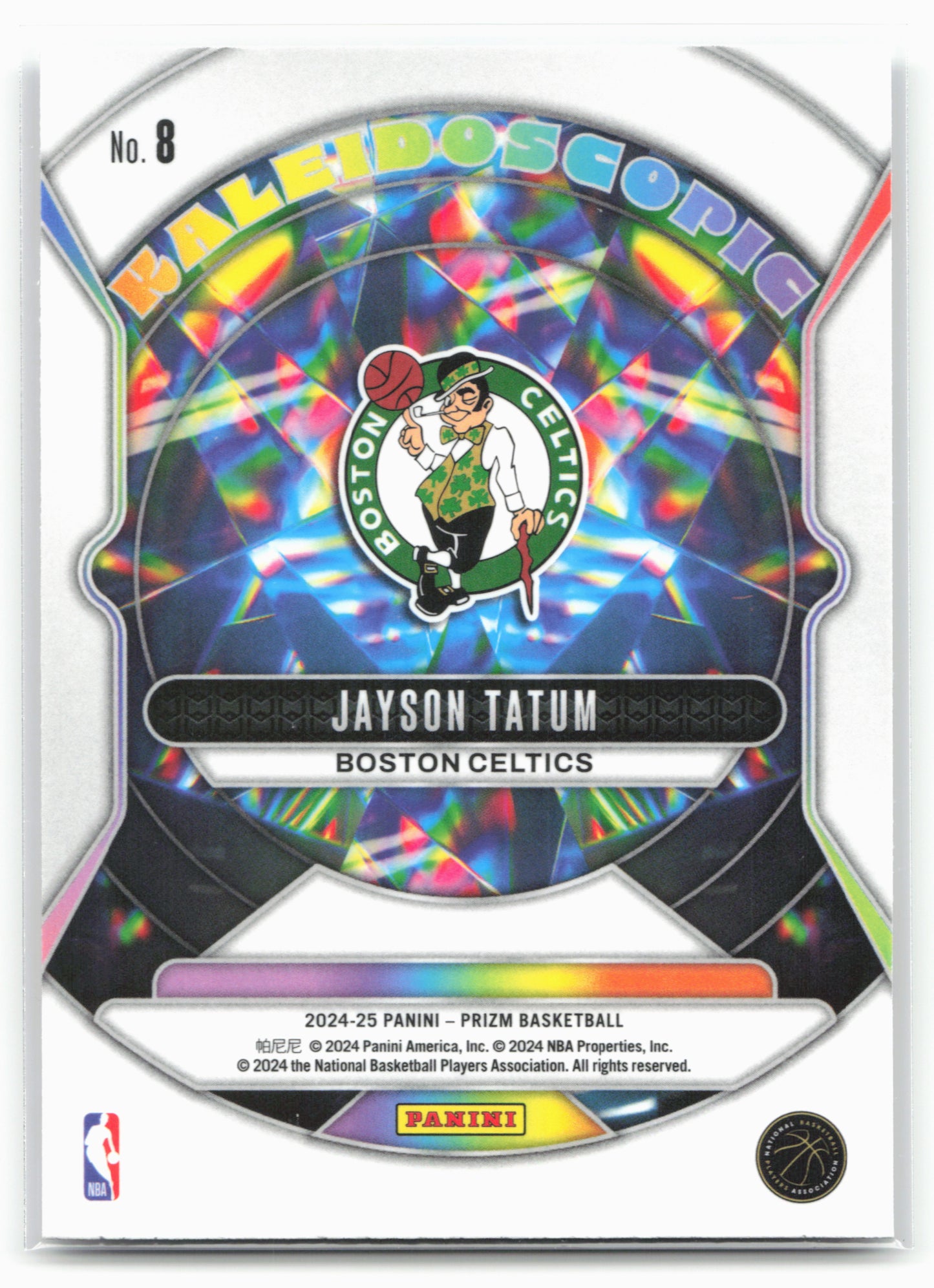 2024-25 Panini Prizm #8 Jayson Tatum Kaleidoscopic