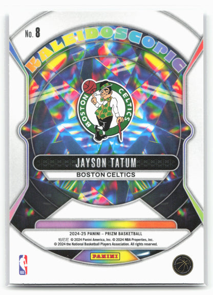 2024-25 Panini Prizm #8 Jayson Tatum Kaleidoscopic