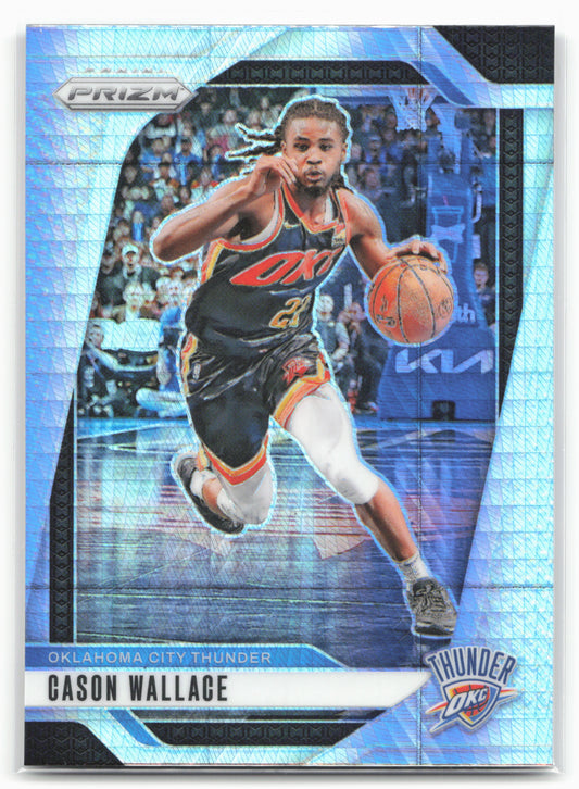 2024-25 Panini Prizm #212 Cason Wallace Prizms Hyper