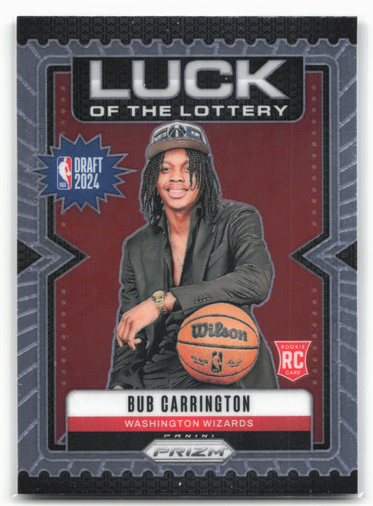 2024-25 Panini Prizm #2 Bub Carrington Luck of the Lottery