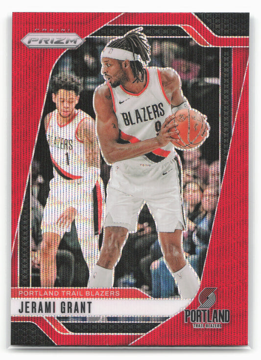 2024-25 Panini Prizm #204 Jerami Grant Prizms Ruby Wave