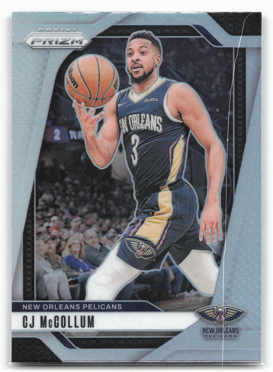 2024-25 Panini Prizm #160 CJ McCollum Prizms Silver