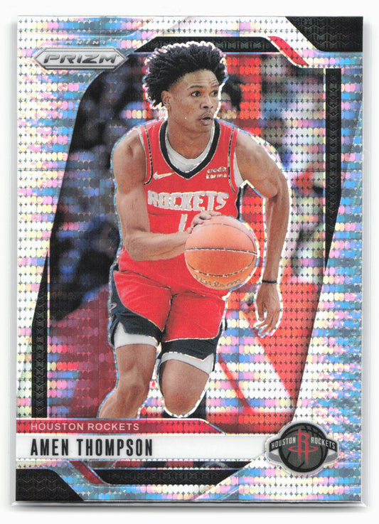 2024-25 Panini Prizm #118 Amen Thompson Prizms Fast Break