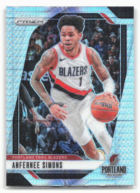 2024-25 Panini Prizm #45 Anfernee Simons Prizms Hyper