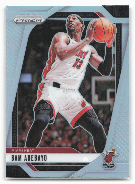 2024-25 Panini Prizm #97 Bam Adebayo Prizms Silver