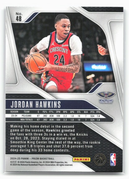 2024-25 Panini Prizm #48 Jordan Hawkins NM