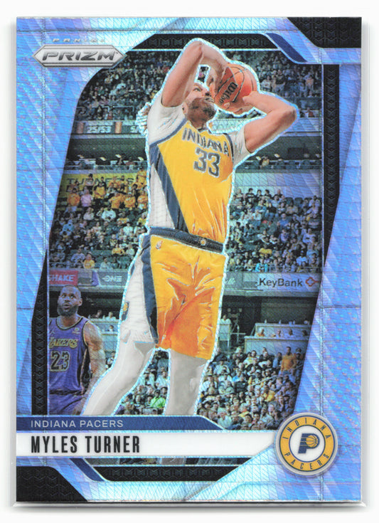 2024-25 Panini Prizm #115 Myles Turner Prizms Hyper