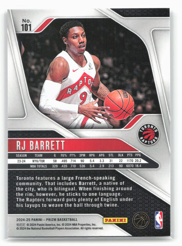 
2024-25 Panini Prizm #101 RJ Barrett NM