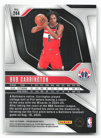 2024-25 Panini Prizm #244 Bub Carrington NM