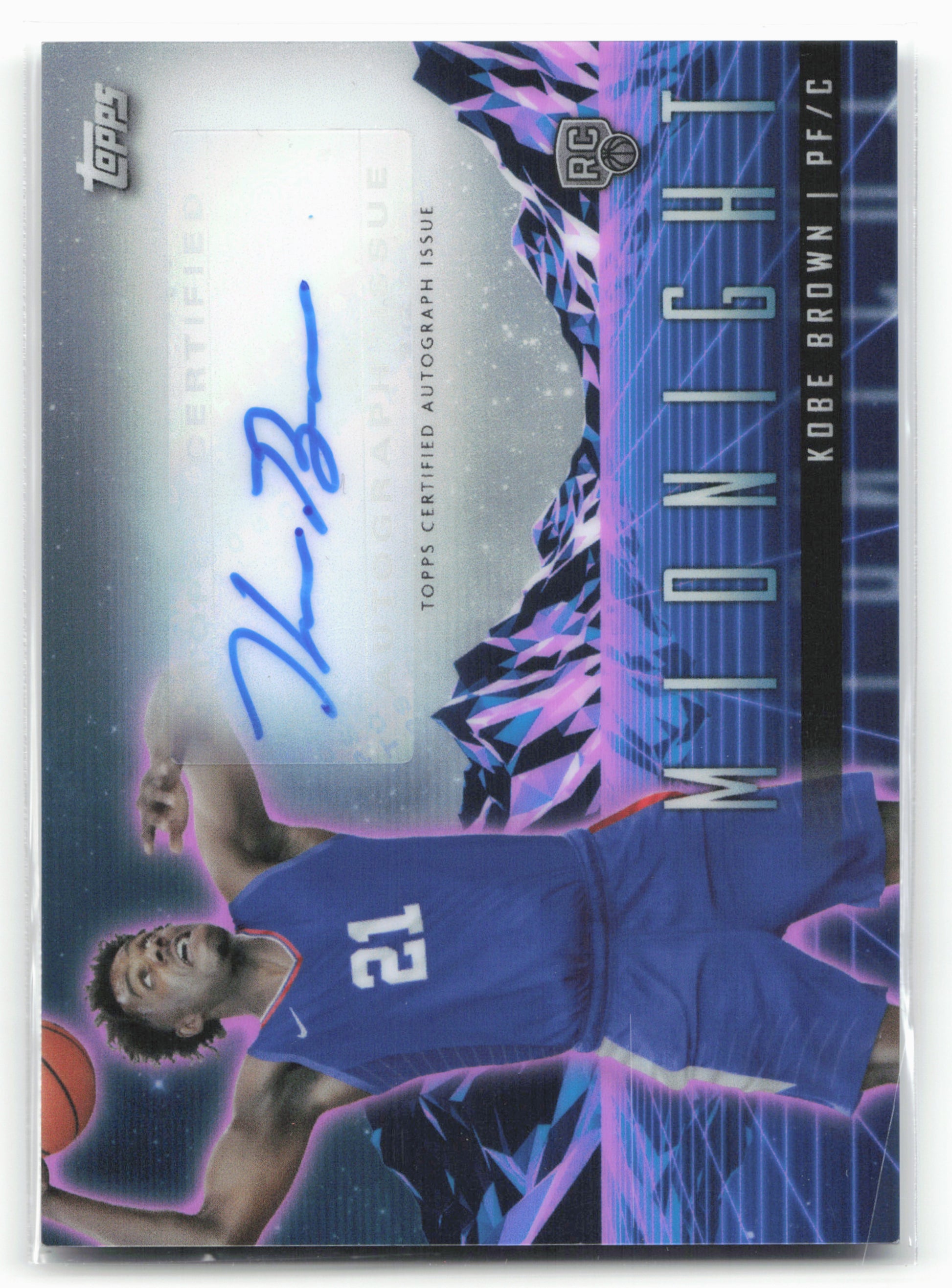 2023-24 Topps Midnight #RHS-KOB Kobe Brown Rookie Horizon Signatures